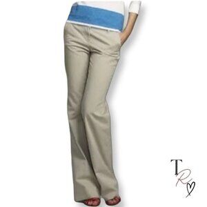 J. Crew Factory Chino Classic Twill Pants Khaki Women’s Size 6 NWT